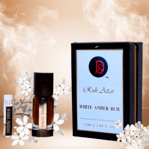 White Amber Attar - Long-Lasting Sweet Amber Perfume for Romantic Evenings